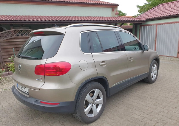 Volkswagen Tiguan cena 51990 przebieg: 210000, rok produkcji 2015 z Gubin małe 742